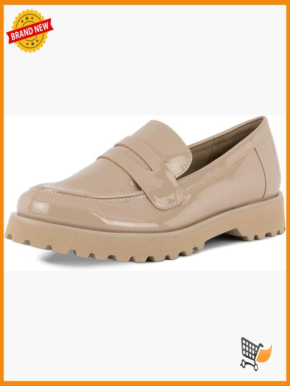Chunky Platform Penny Loafers Slip On Shoes
